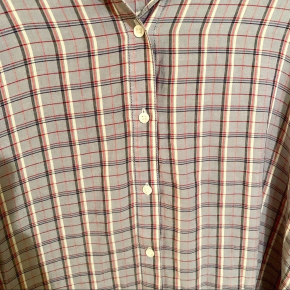 Treasure and bond button up plaid open back bell - Picture 4 of 6